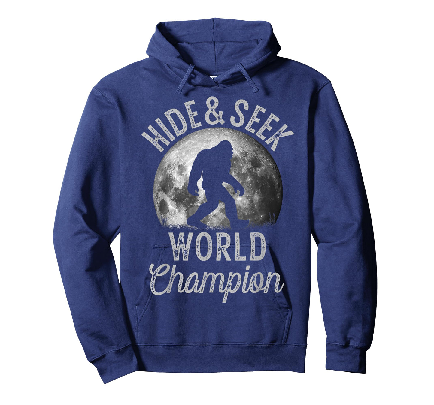 Bigfoot Moon Fantasy Hide And Seek World Champion Sasquatch T-Shirt