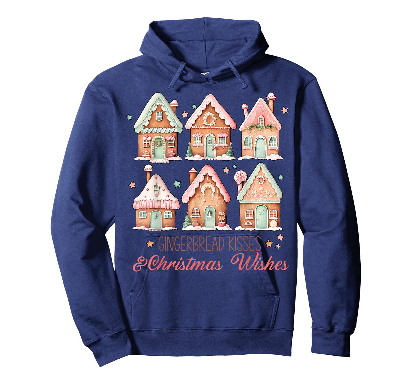 Gingerbread Kisses and Christmas Wishes Matching Family T-Shirt