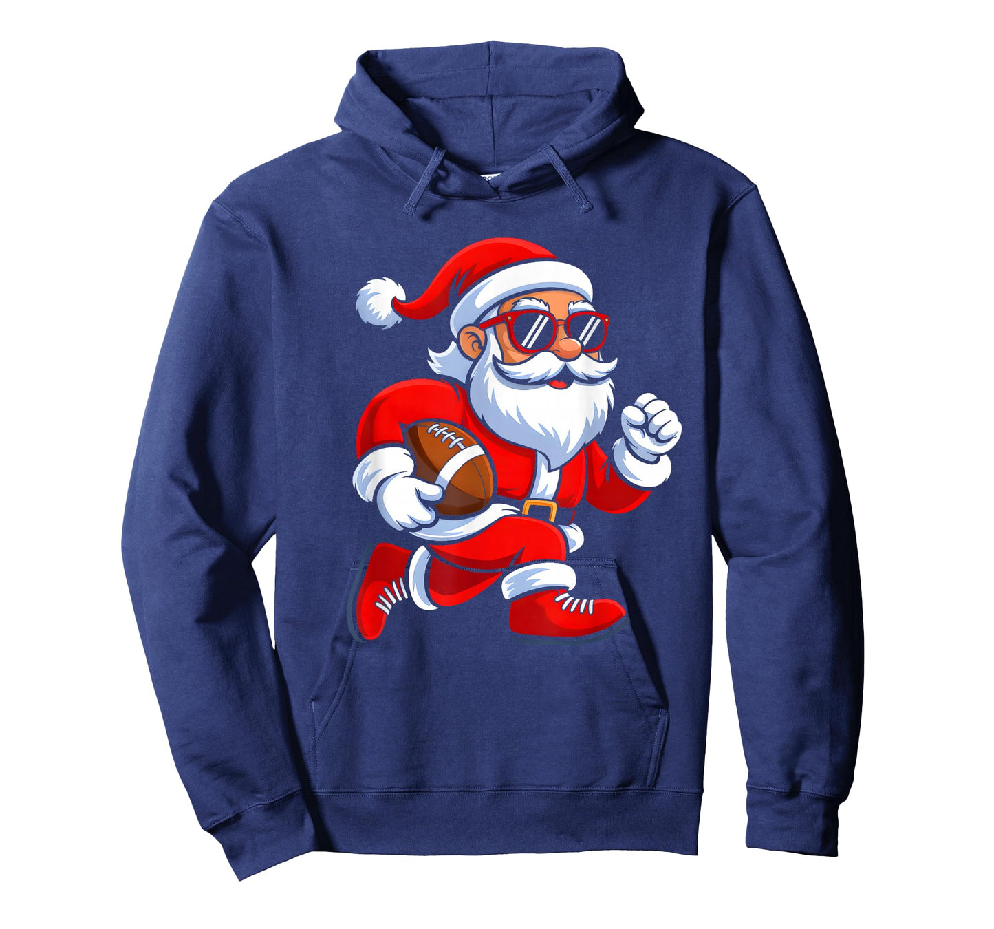 Santa Playing Football Christmas Funny Xmas Men Boys Kids T-Shirt
