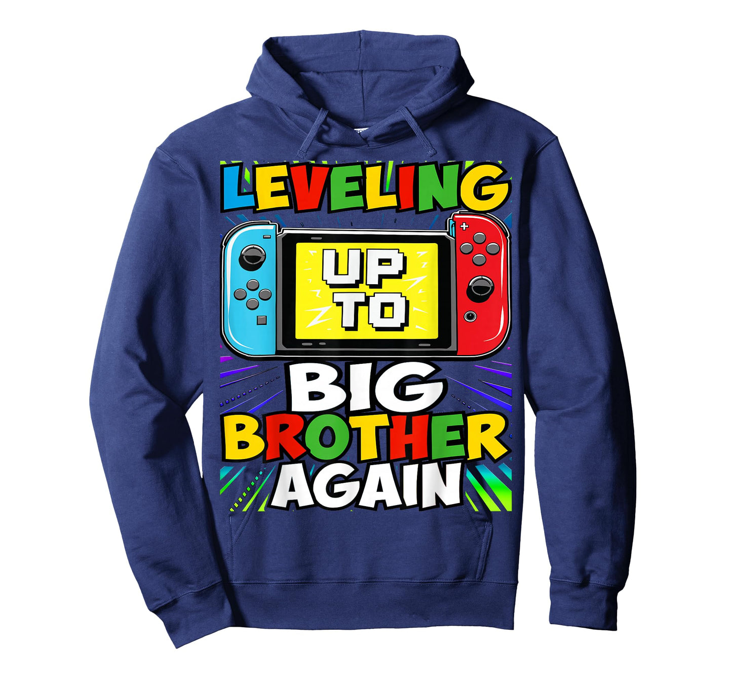 Funny Leveling Up To Big Brother Again Big Bro Gaming Gifts T-Shirt