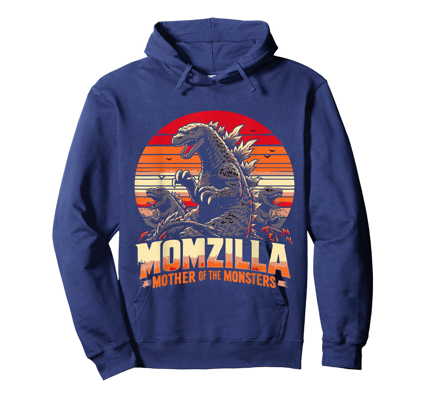 funny Momzilla Mother Of Monsters Retro birthday Mothers day T-Shirt