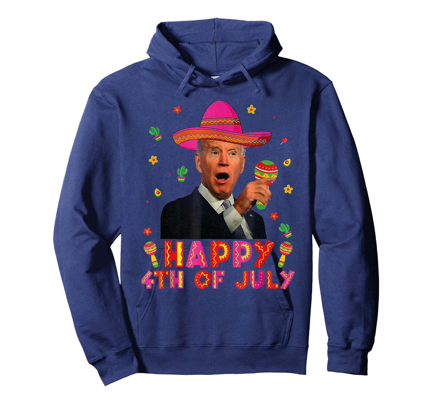 Happy 4th of July Funny Joe Biden Fiesta America Patriot USA T-Shirt for Women Kids Men