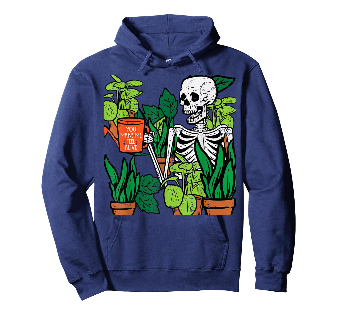 Halloween Skeleton Plants Alive Cute Costume Women Men Kids T-Shirt