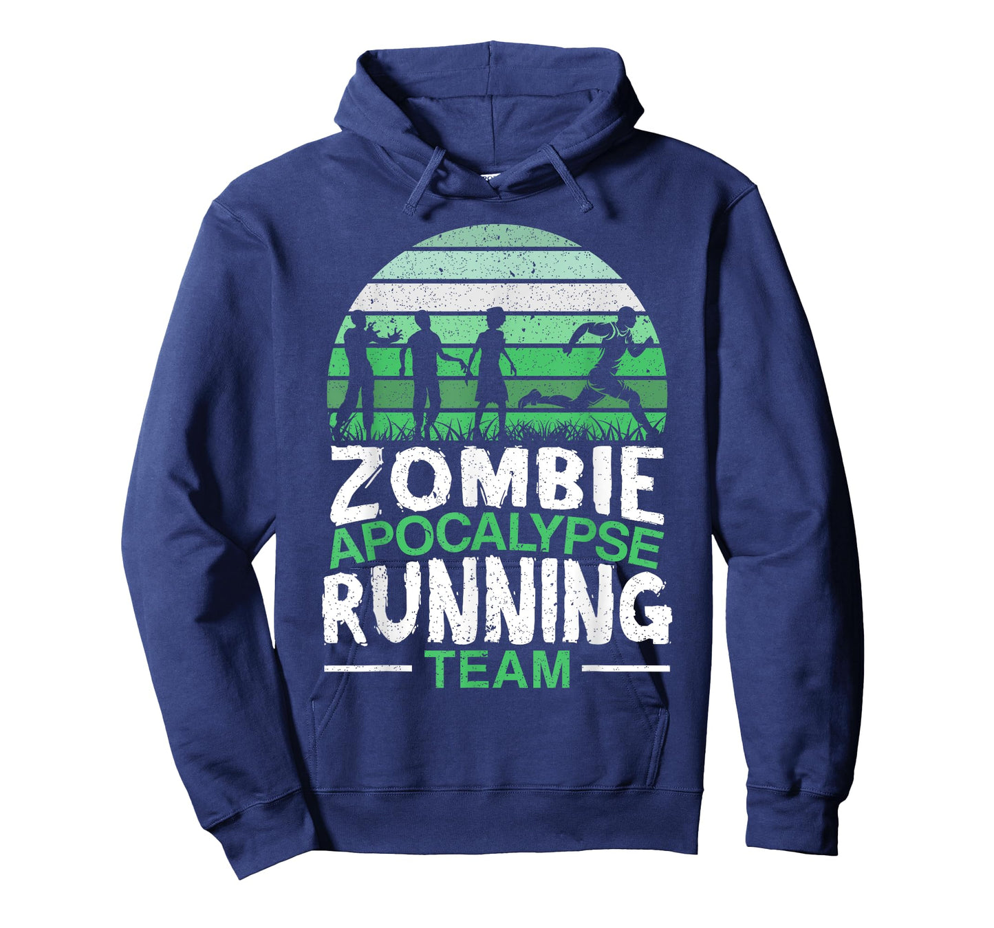Zombie Apocalypse Running Team Halloween Trick Or Treat T-Shirt