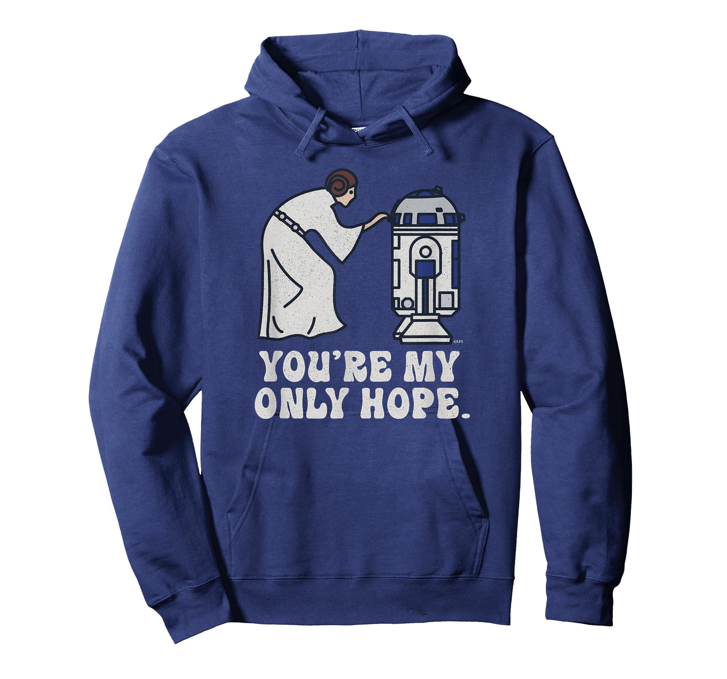 Star Wars Princess Leia R2-D2 You’re My Only Hope Retro T-Shirt