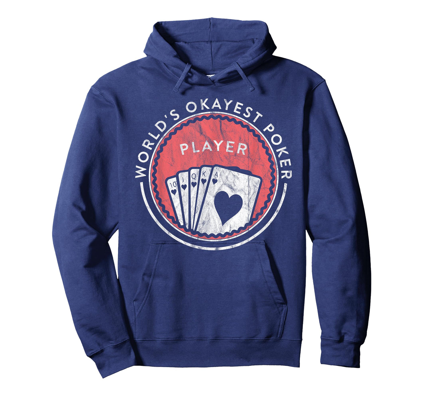 Funny Card Player World's Okayest Poker Player T-Shirt