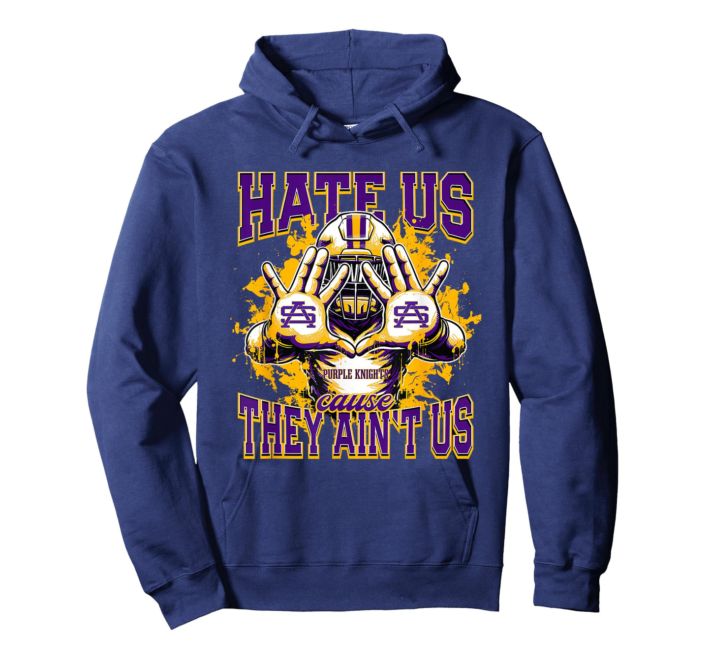 Saint Augustine Purple Knights Logo Hate Us Cause They Ain't T-Shirt