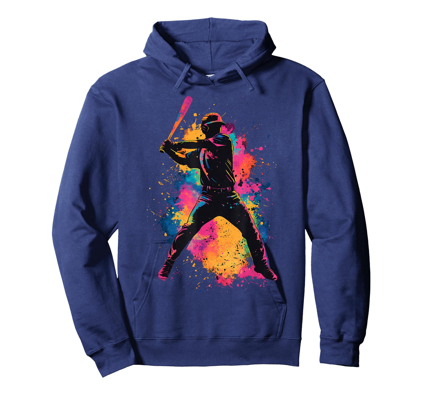 Colorful Baseball Player T-Shirt
