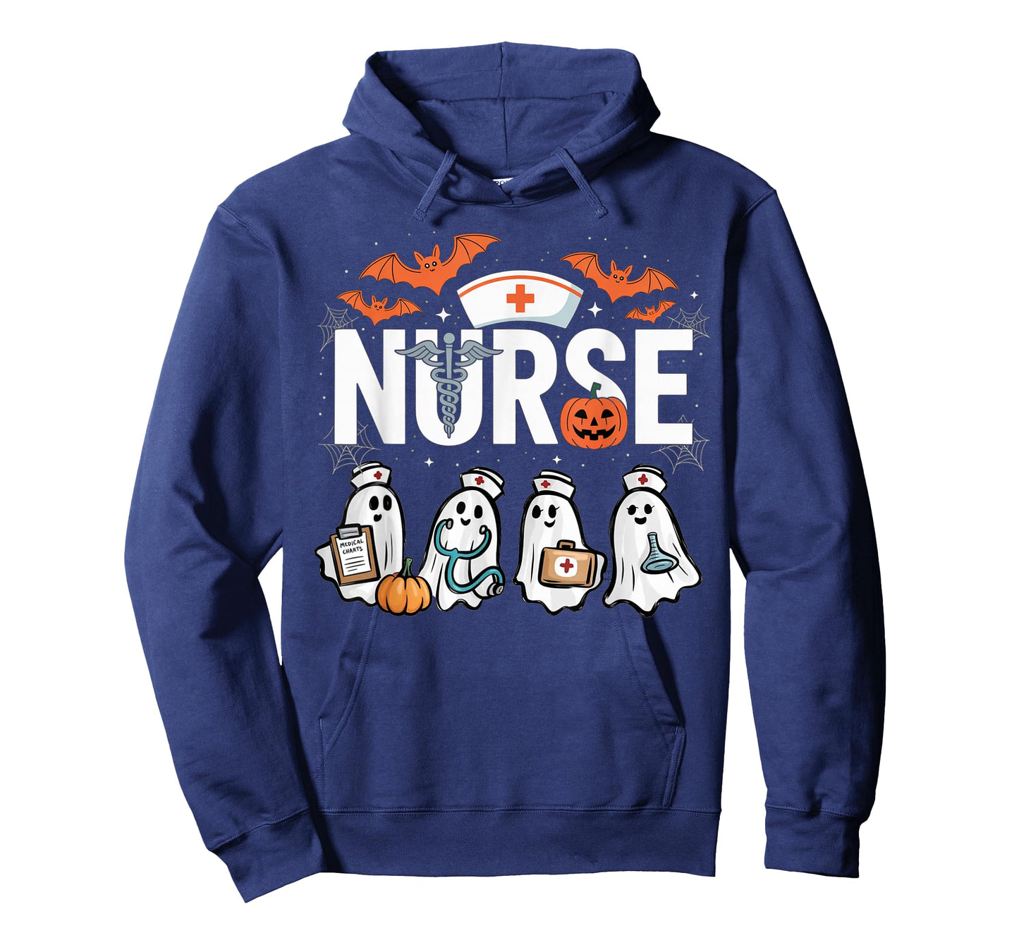 Halloween Nurse Nursing Cute Health Worker Nurses Pumpkin T-Shirt