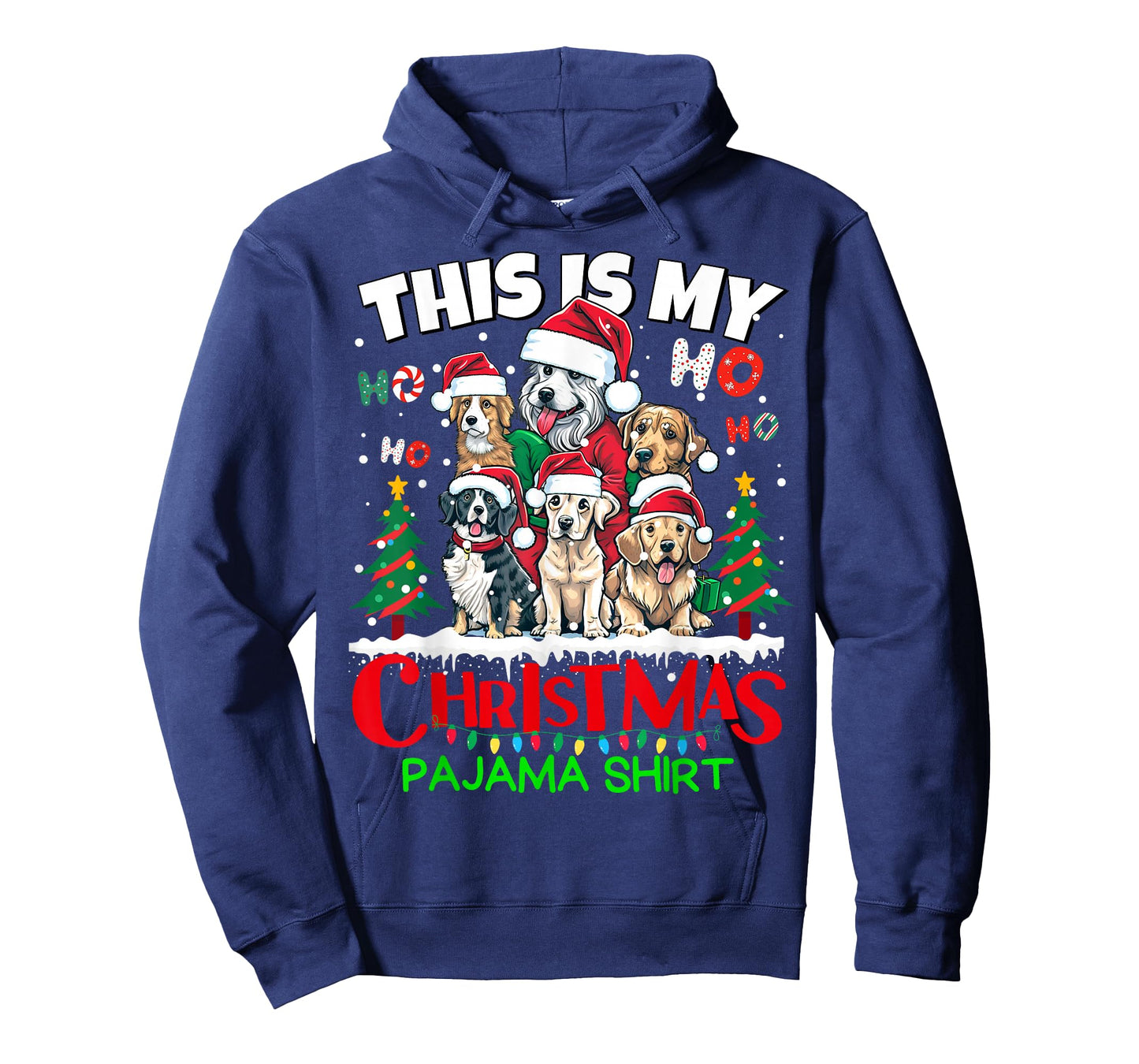 This is my Christmas Pajama shirt Puppy Dogs Santa for Kids T-Shirt