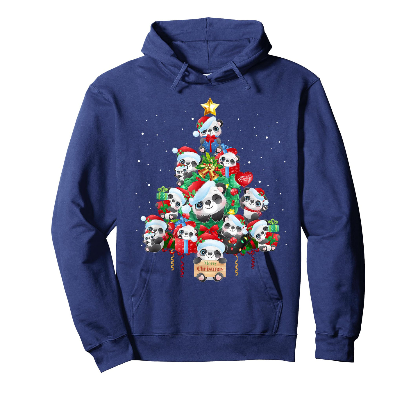 Kids Cute Panda Christmas Tree Pet Panda Lover Christmas T-Shirt