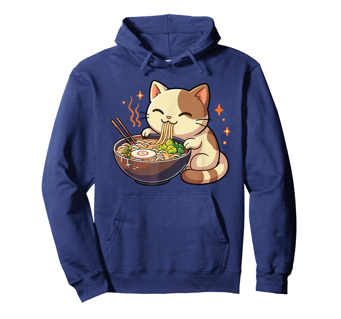 Cat with Noodles Ramen Kawaii Cat T-Shirt