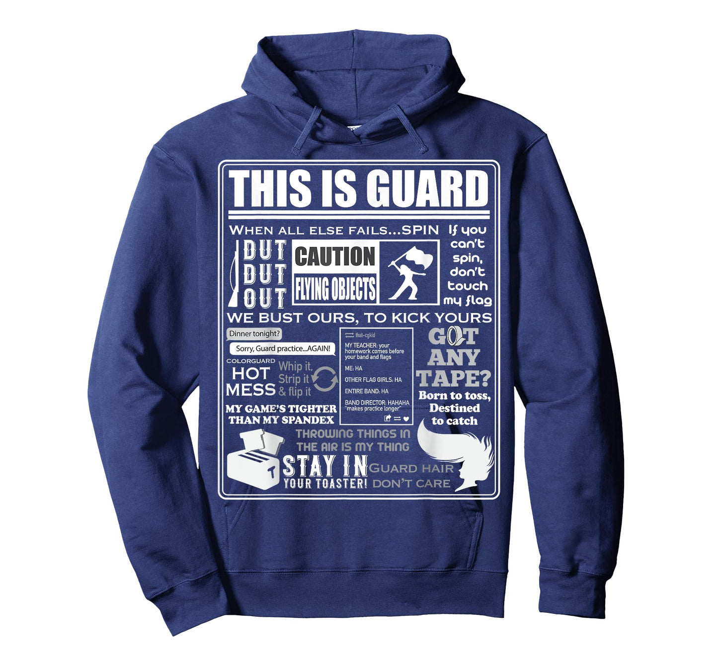 Dies ist Color Guard Funny Color Guard Sayings and Memes T-Shirt