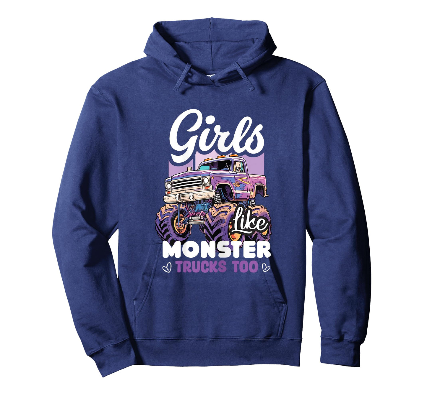 Girls Like Monster Trucks Too Birthday Women Monster Truck T-Shirt