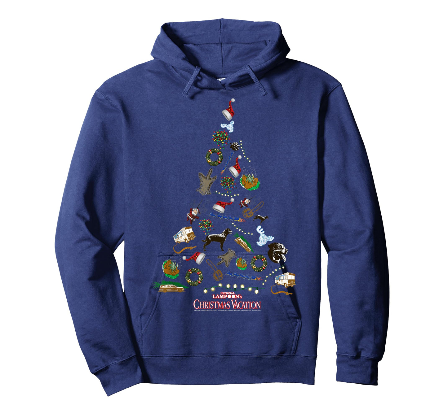 National Lampoon's Christmas Vacation T-Shirt for Women, Black, Small, Short Sleeve, Crew Neck, Classic Fit, Imported