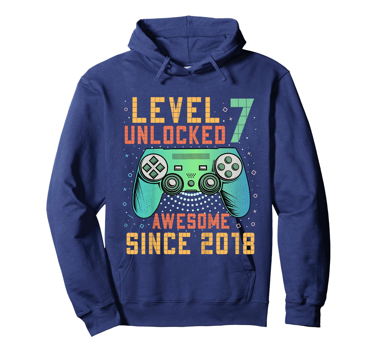 Kids Level 7 Unlocked 7th Birthday 7 Year Old Boy Gifts Gaming T-Shirt