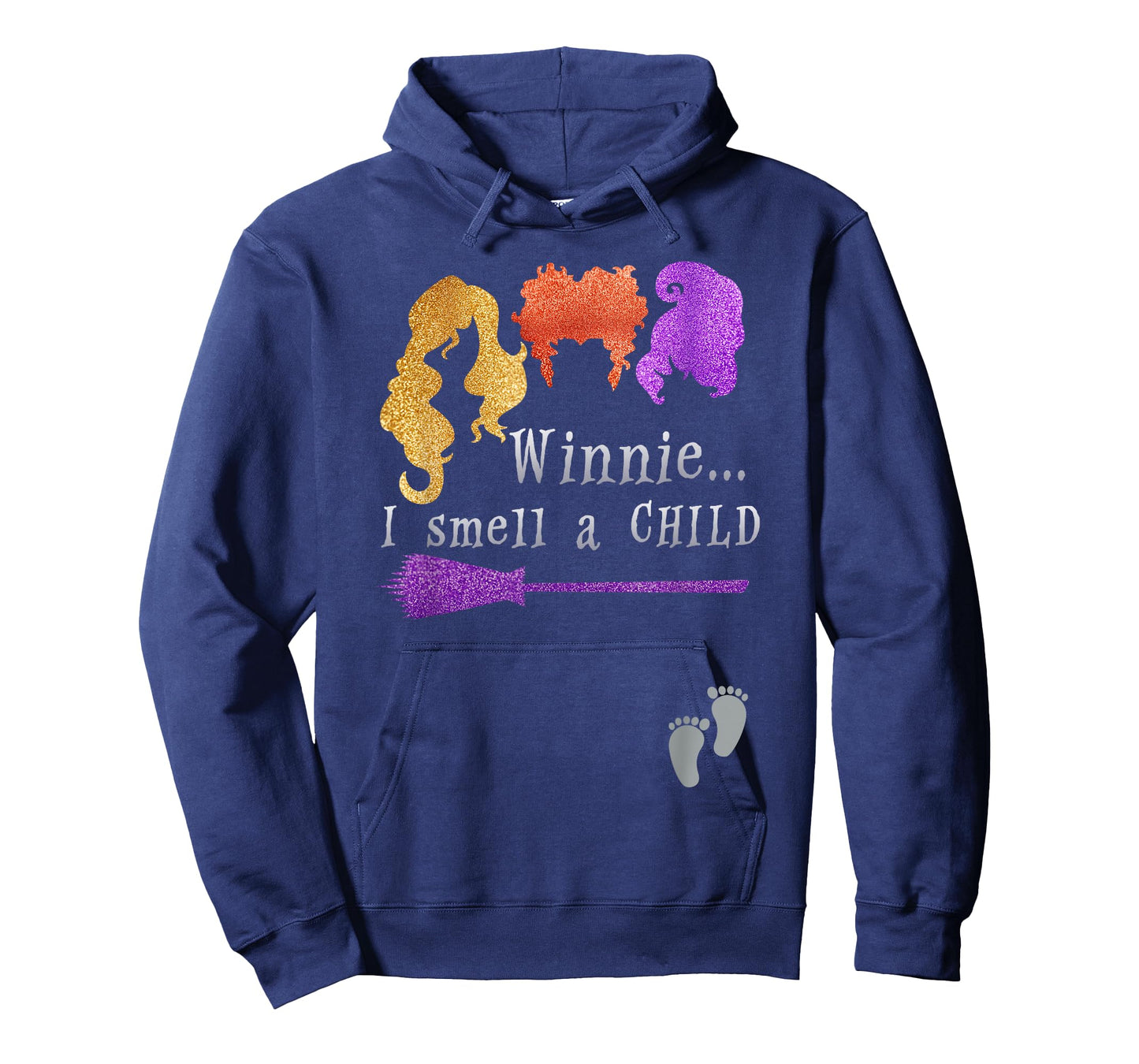 Pregnancy Halloween Costume For Women Winnie I Smell A Child T-Shirt