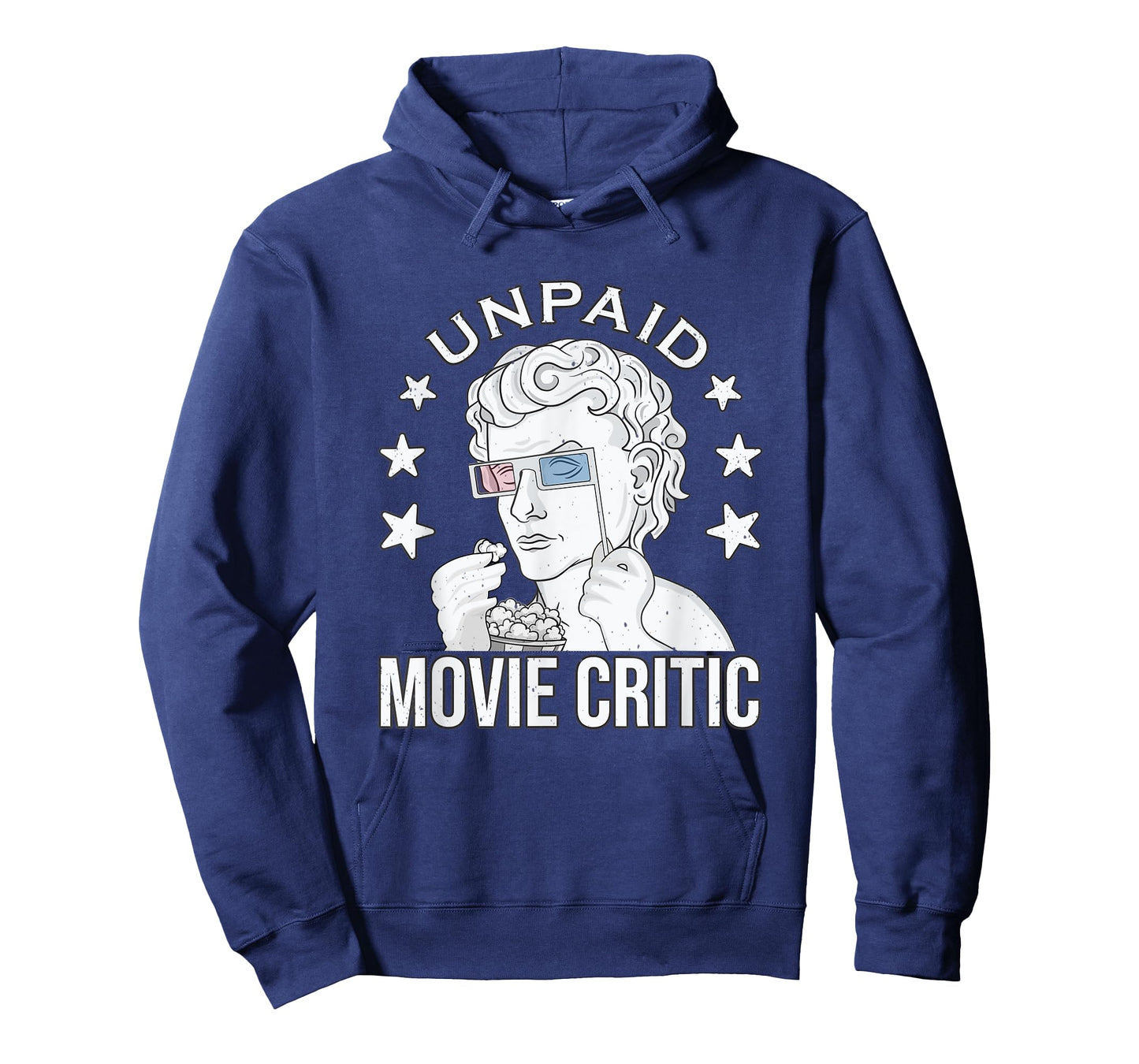 Unpaid Movie Critic white vintage Movie lover Movie quote T-Shirt
