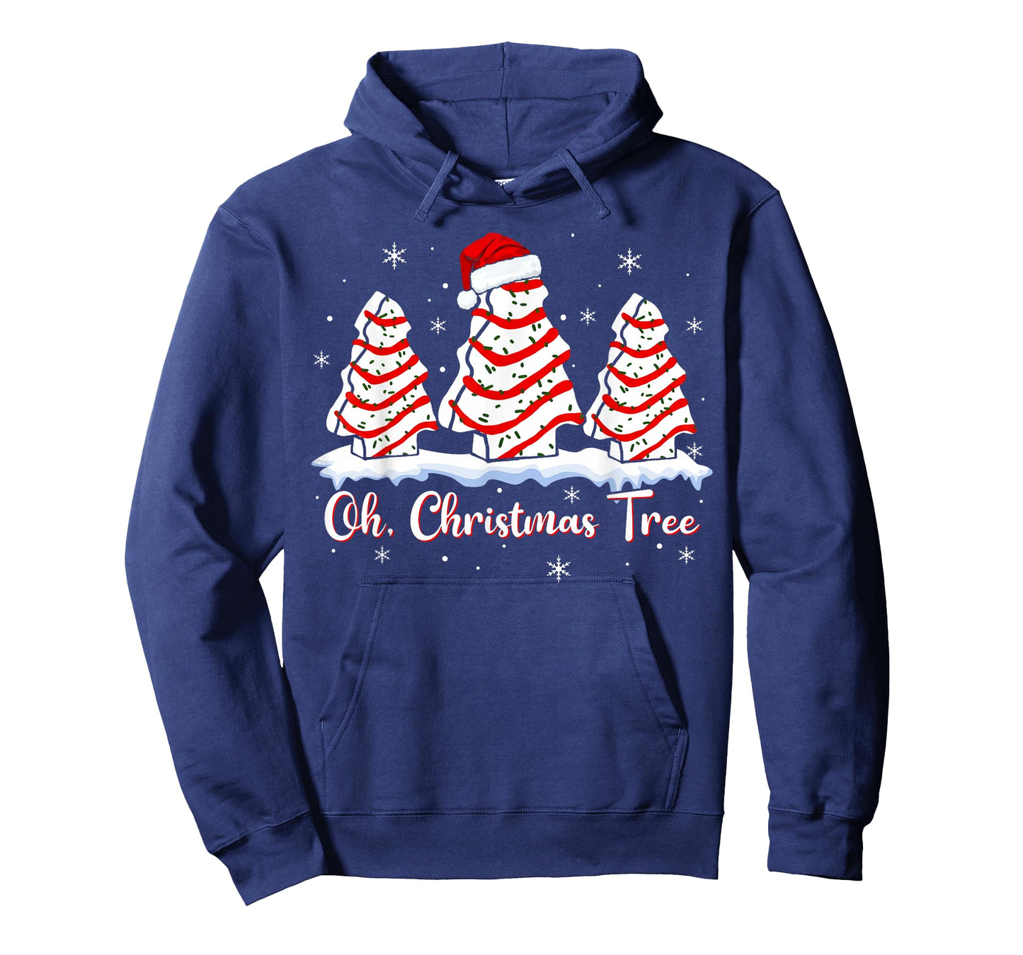 Groovy Oh Christmas Tree Cakes Debbie Beckey Jen Cake Lovers T-Shirt
