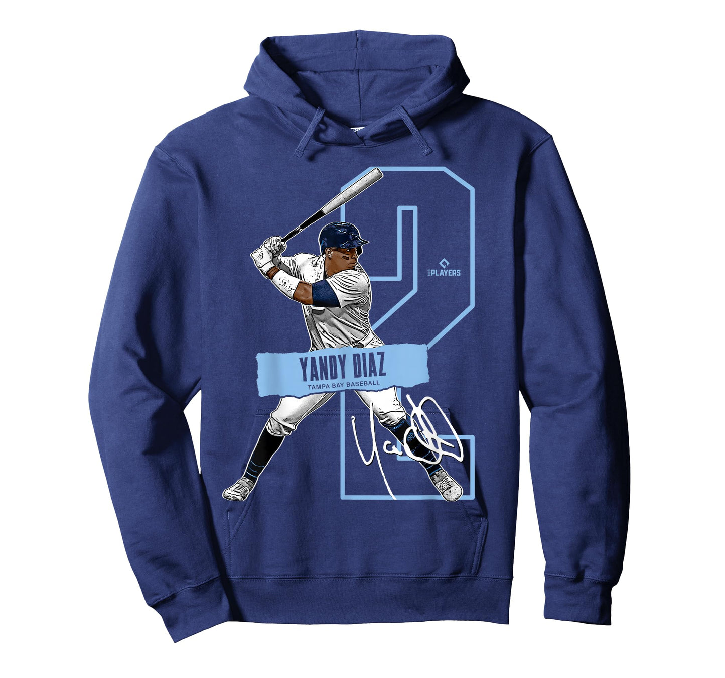 Yandy Díaz | Tampa Bay Baseball Players | MLBYAN302N T-Shirt