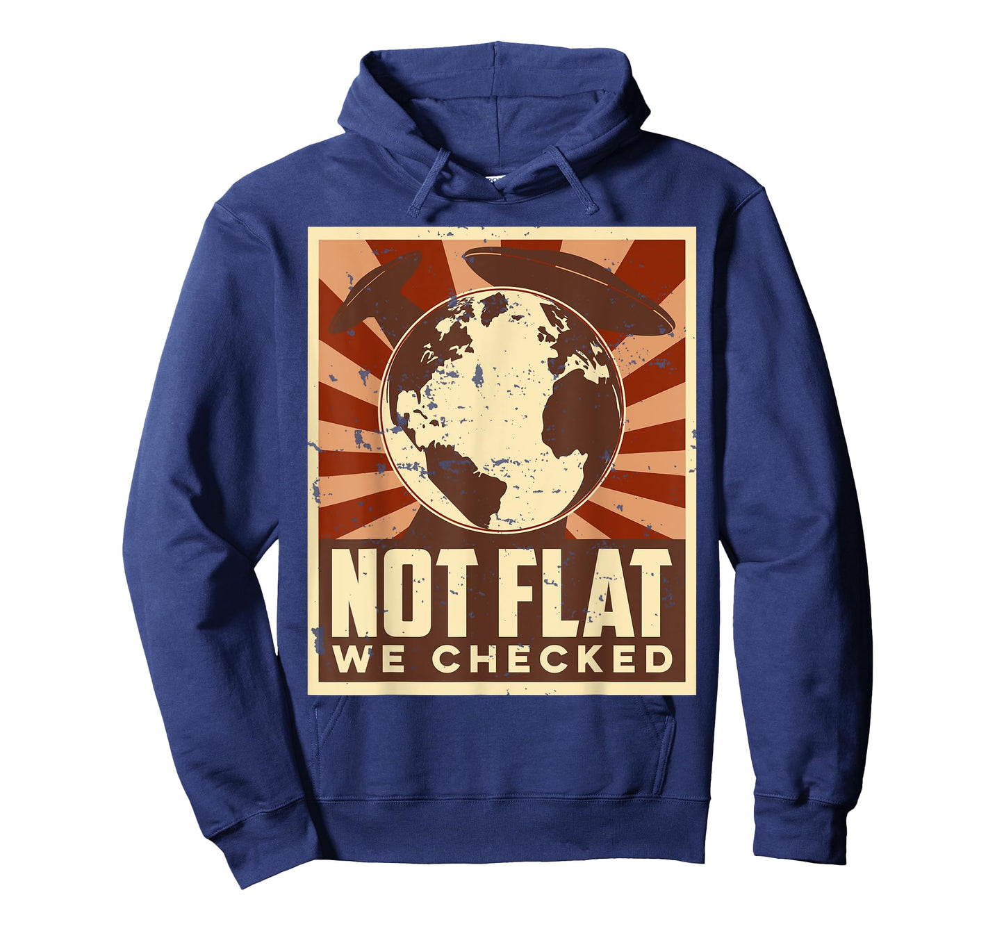 Ufo Alien Not Flat We Checked T-Shirt