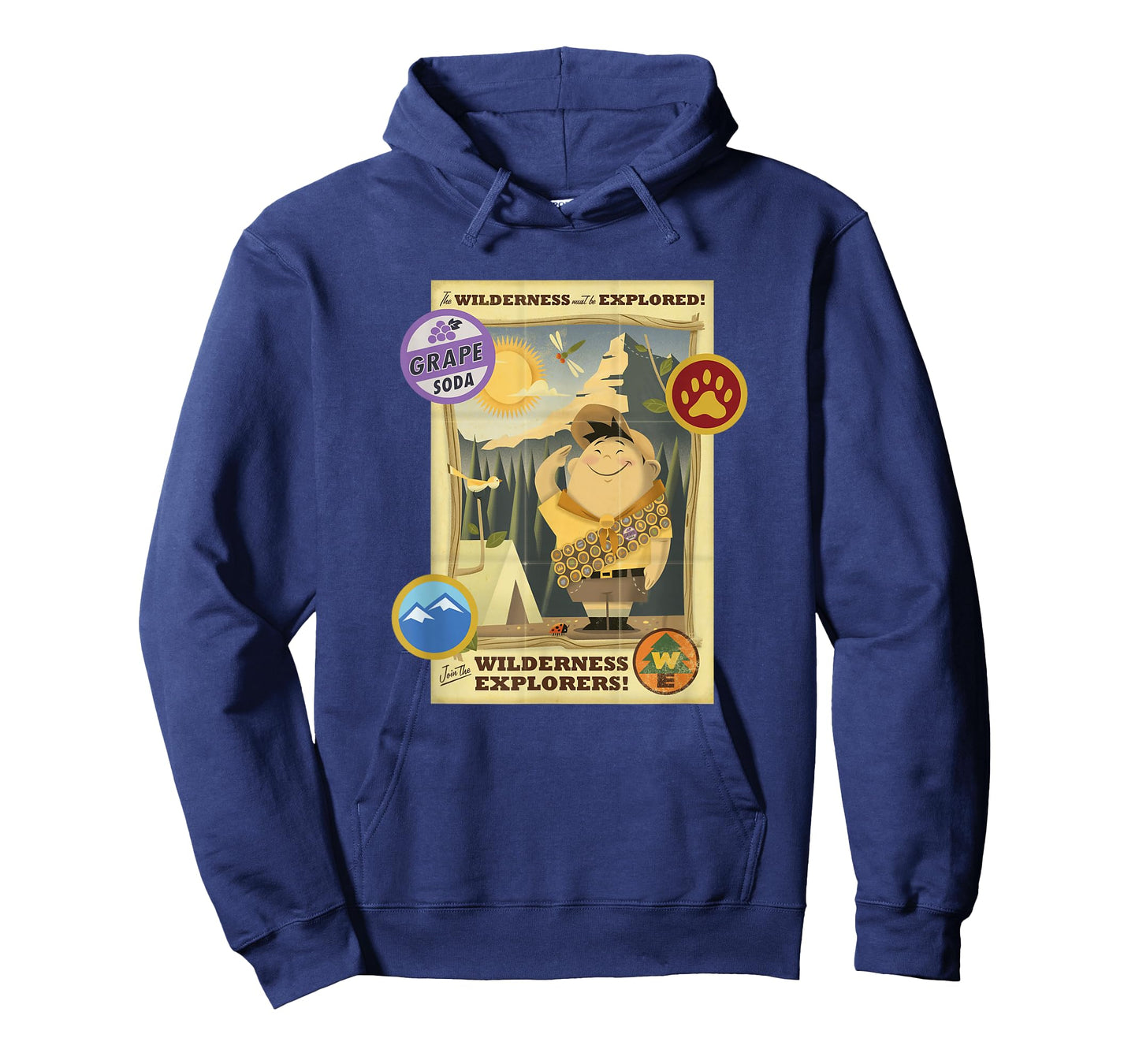 Disney Pixar Up Join The Wilderness Explorers Vintage Poster T-Shirt
