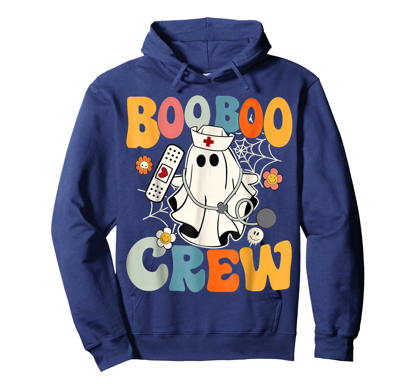 Groovy Boo Boo Crew Nurse Ghost Halloween T-Shirt