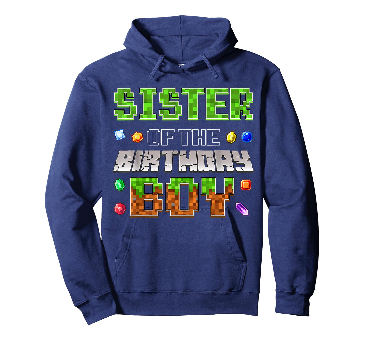 Sister Of The Birthday Boy Game Pixel Number Birthday Party T-Shirt