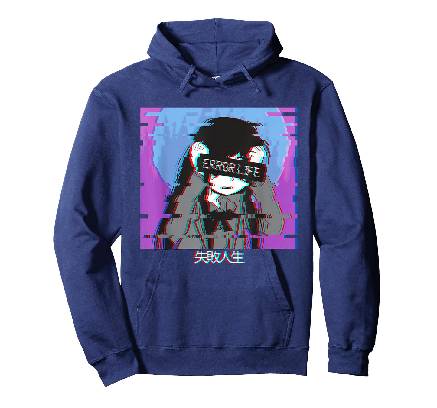 Error Life Sad Anime Girl Japanese Vaporwave Aesthetic Lofi T-Shirt