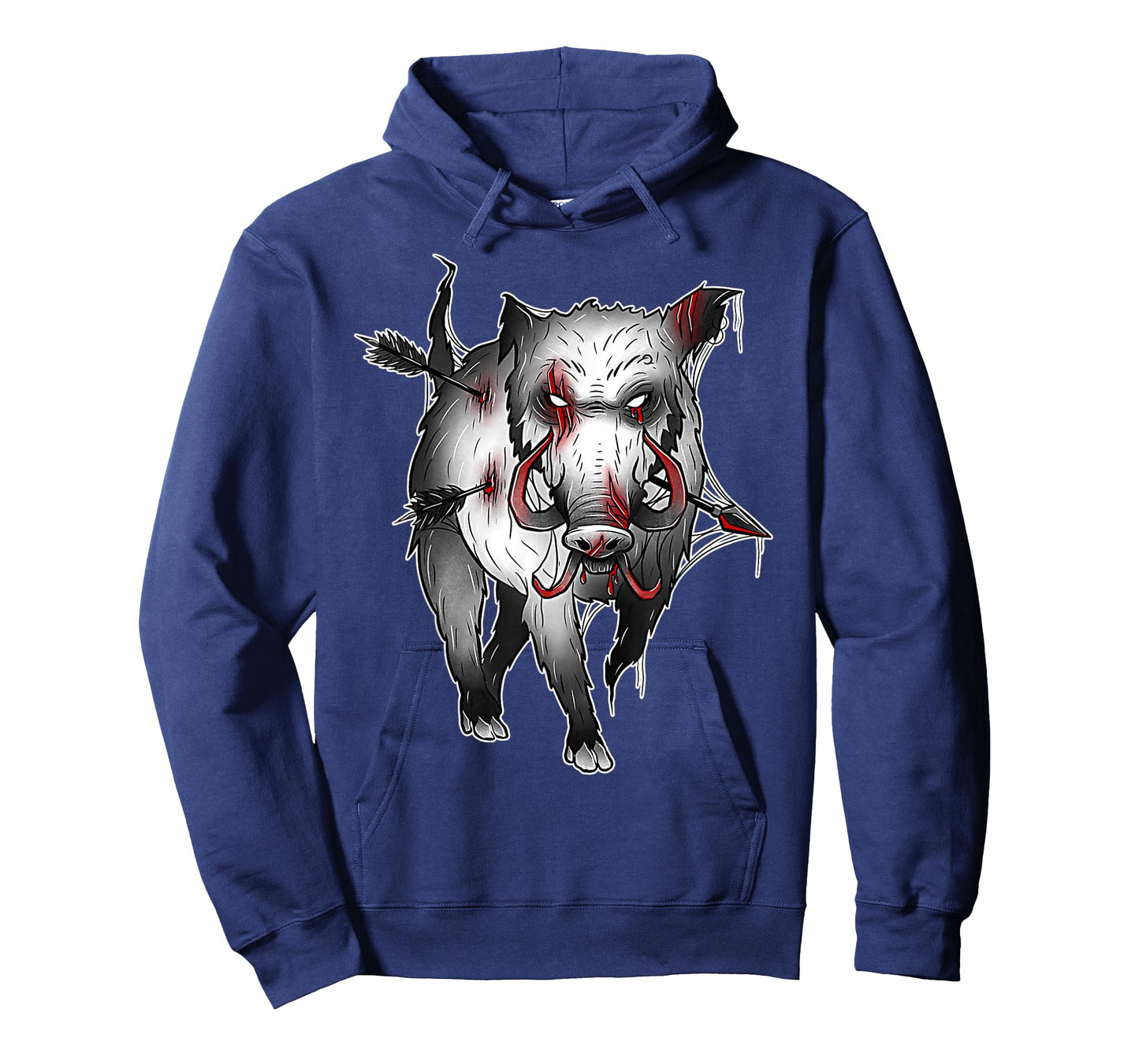 Wild Boar Zombie Hog Creepy Pig T-Shirt