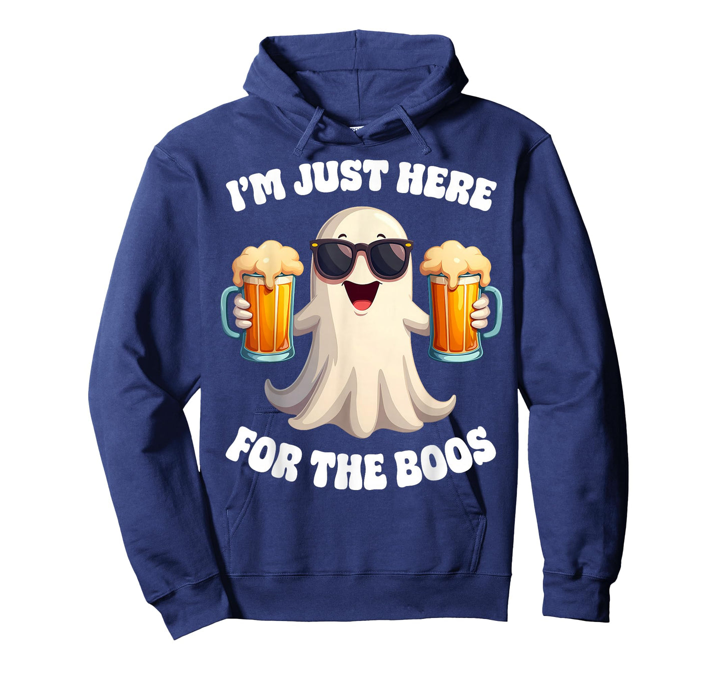Funny I'm Just Here For The Boos Adult Halloween Costume T-Shirt