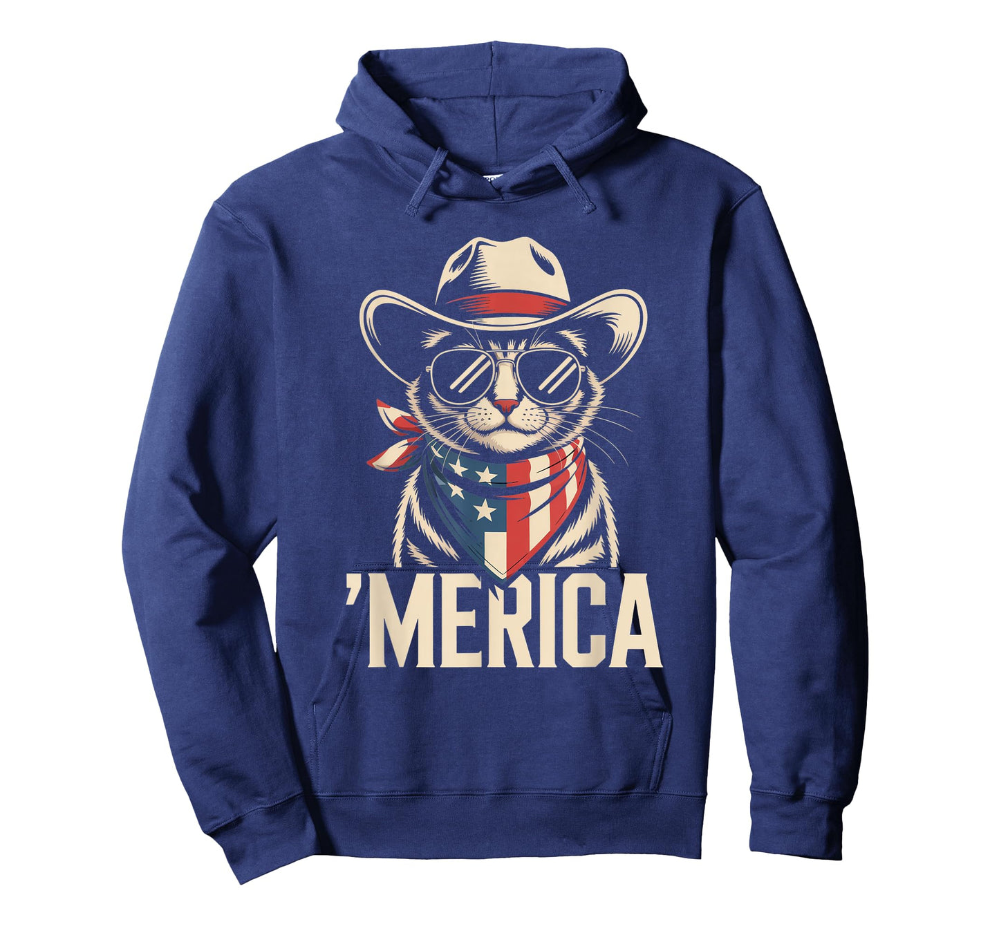 Merica Cat July 4 Independence Day America Patriot T-Shirt