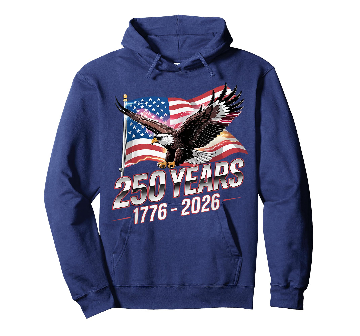 USA 250 Years Eagle 1776-2026 Flag 250th Anniversary T-Shirt