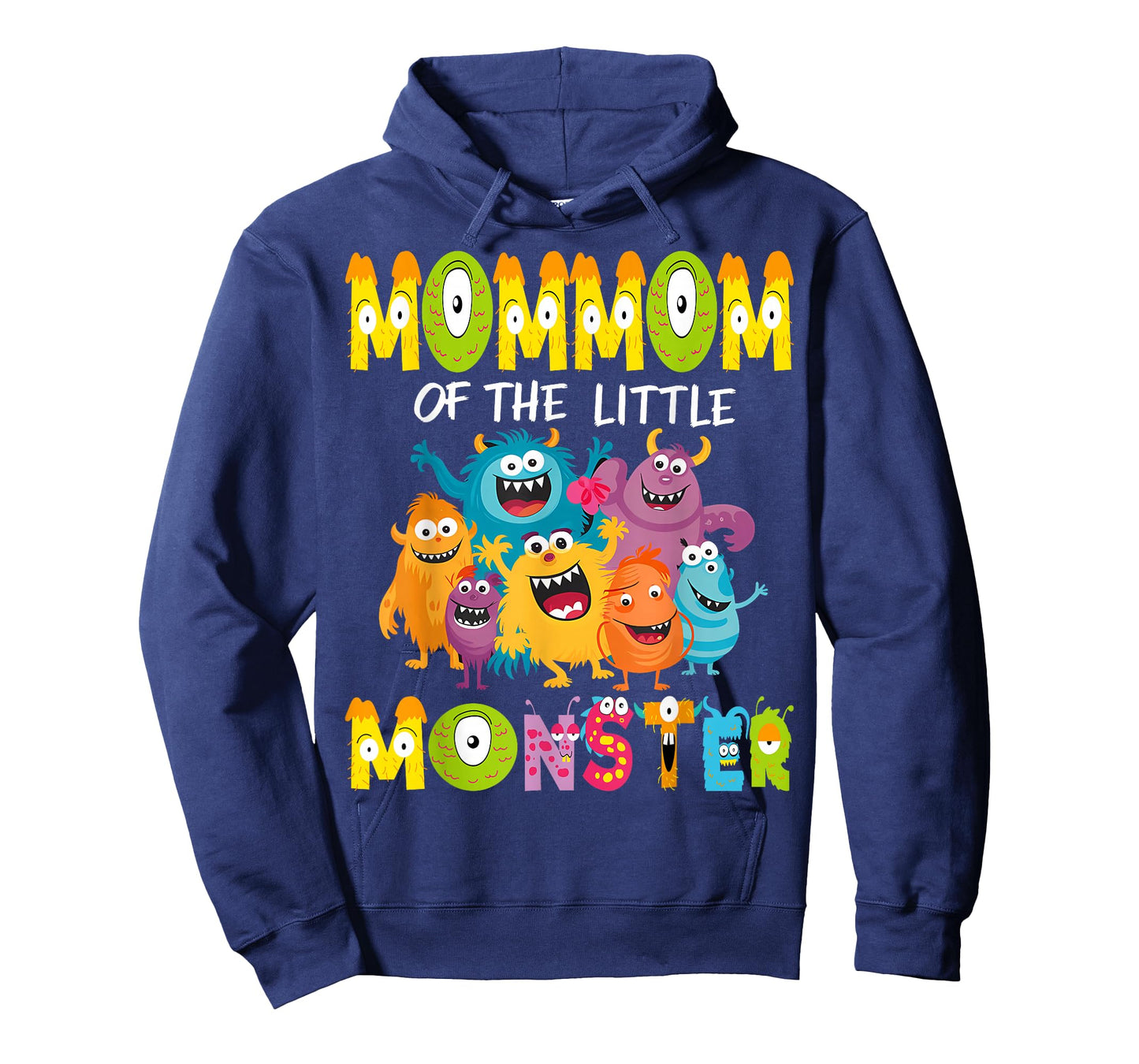 MomMom Of The Little Monster 1St Birthday Kids Party T-Shirt