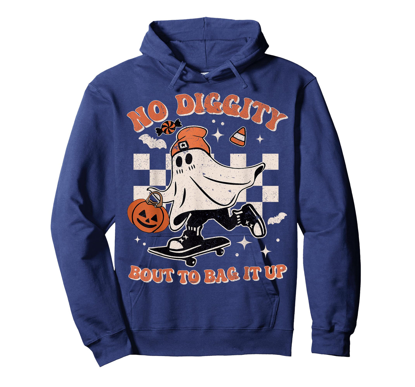 Halloween Ghost No Diggity Bout to Bag It Up Toddler Boy Kid T-Shirt