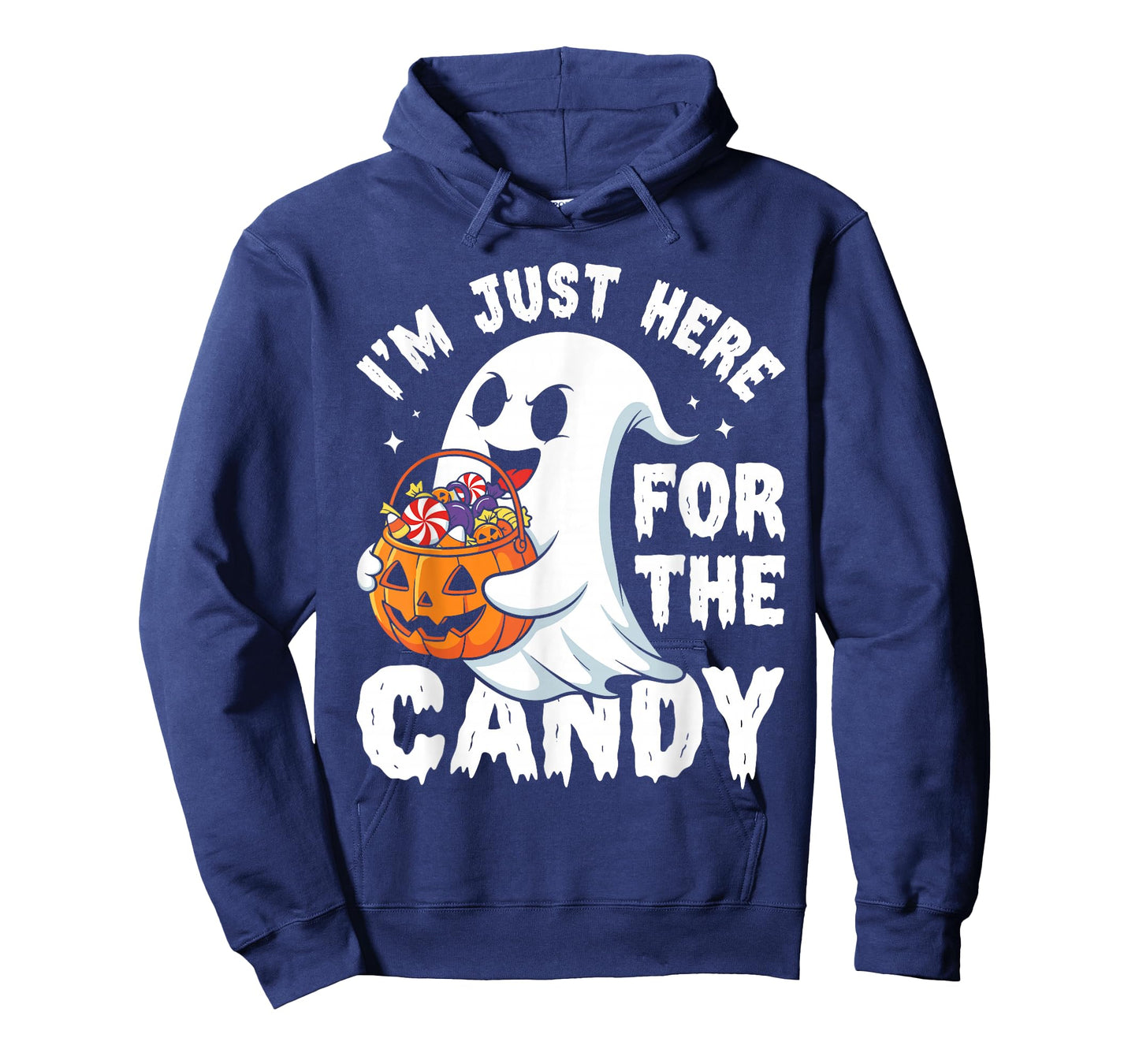 I'm Just Here for The Candy Halloween Pun Lollipop T-Shirt