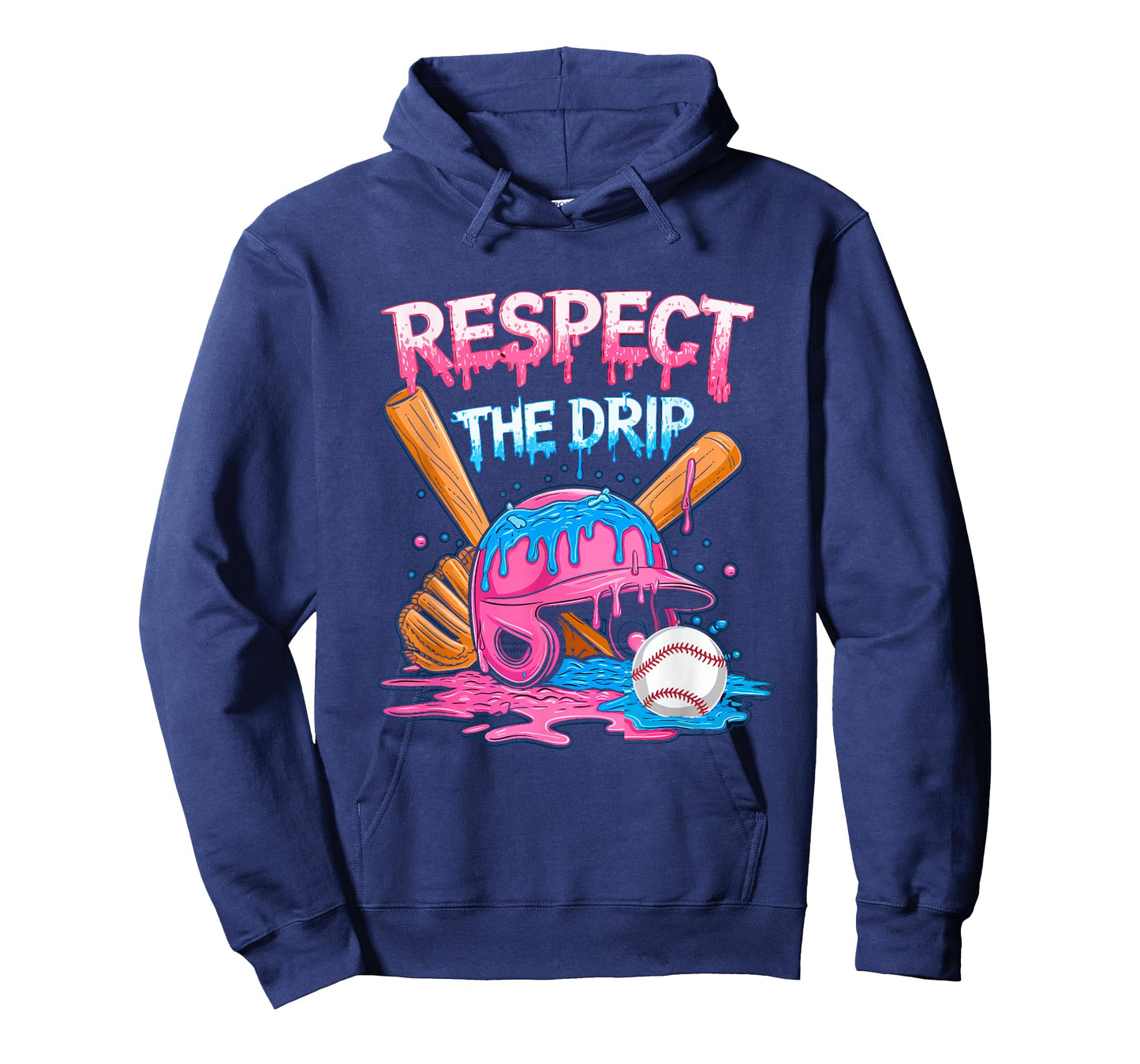 Respect The Drip Baseball Drip Boys Ice Cream Drip Youth T-Shirt