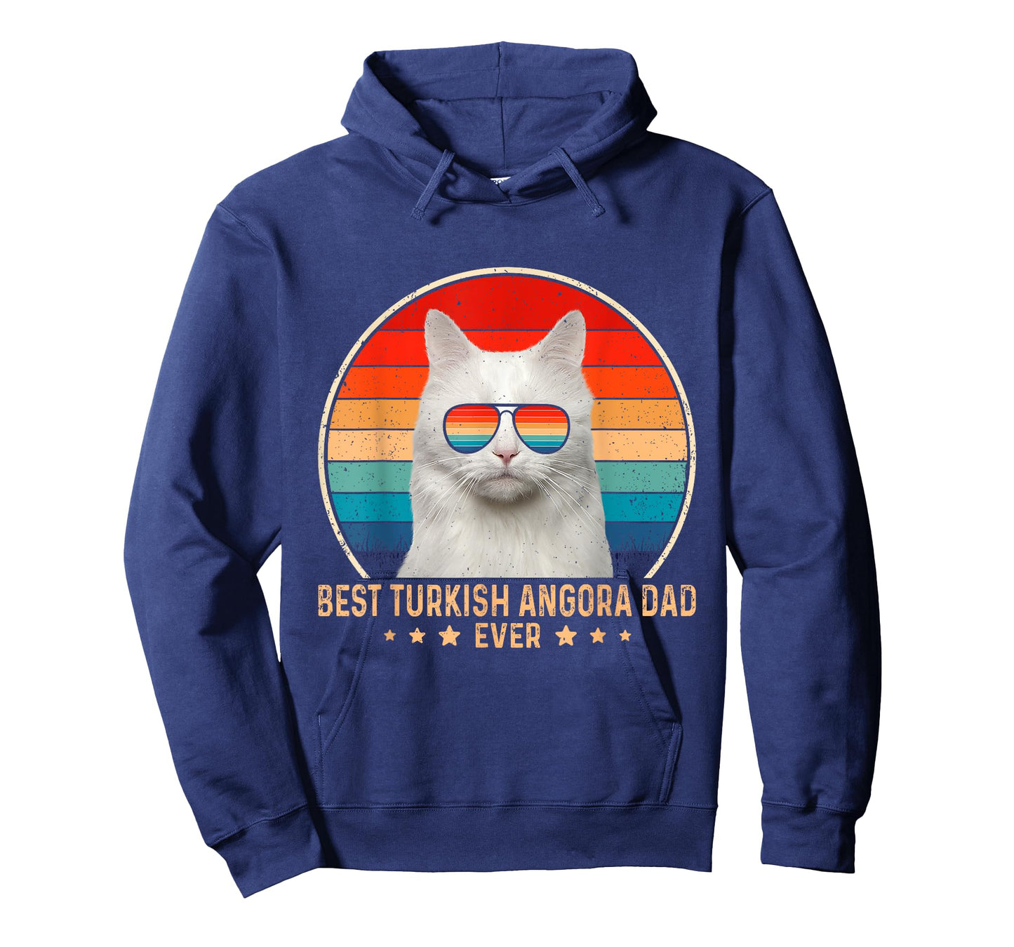 Vintage Best Turkish Angora Dad Ever Father's Day Mens T-Shirt
