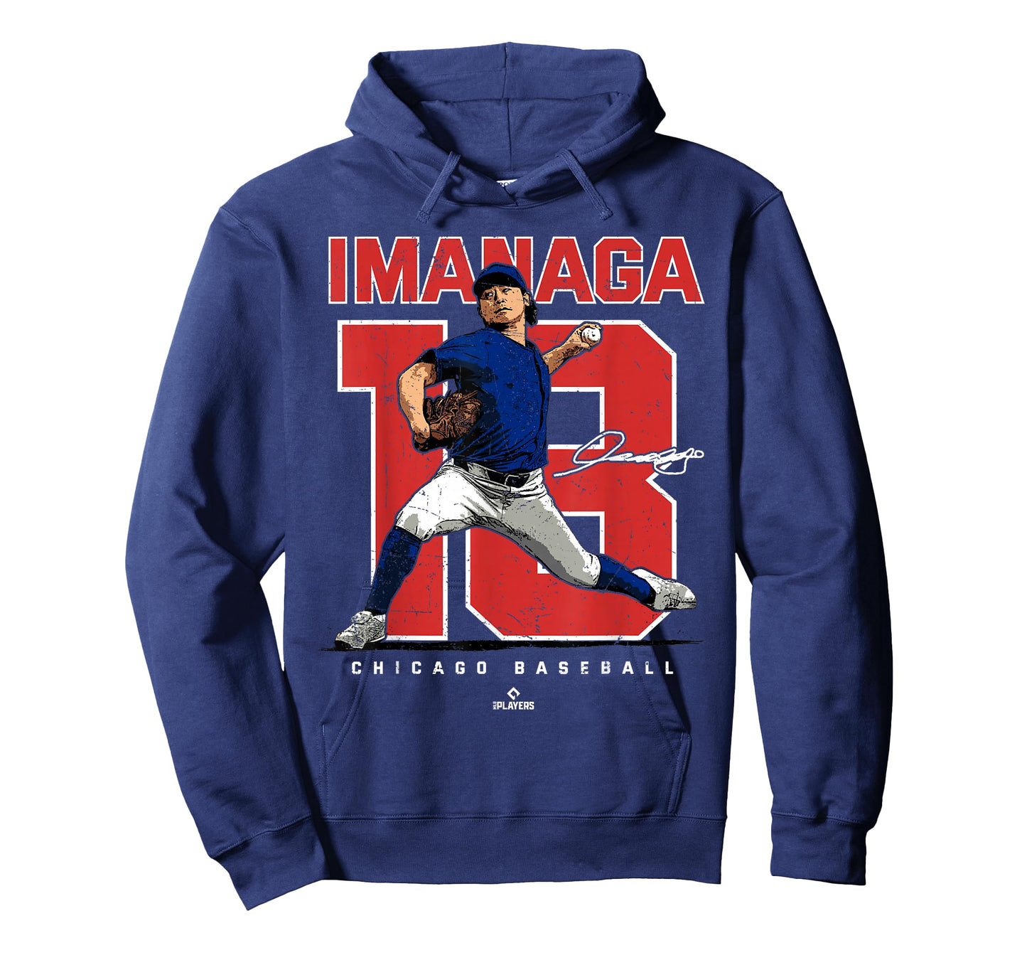 Number and Portrait Shota Imanaga Chicago MLBPA T-Shirt
