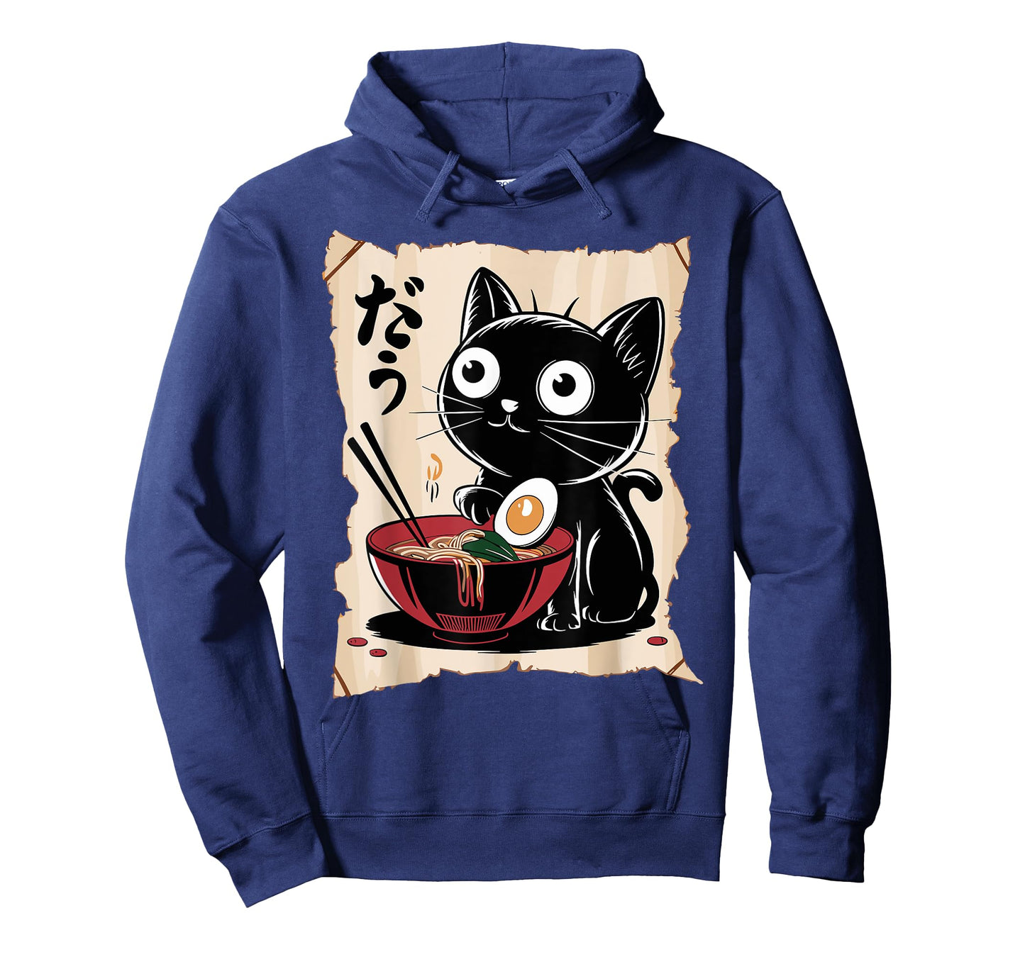 Funny Cat Ramen Noodle Japanese Kawaii Anime Otaku Style T-Shirt