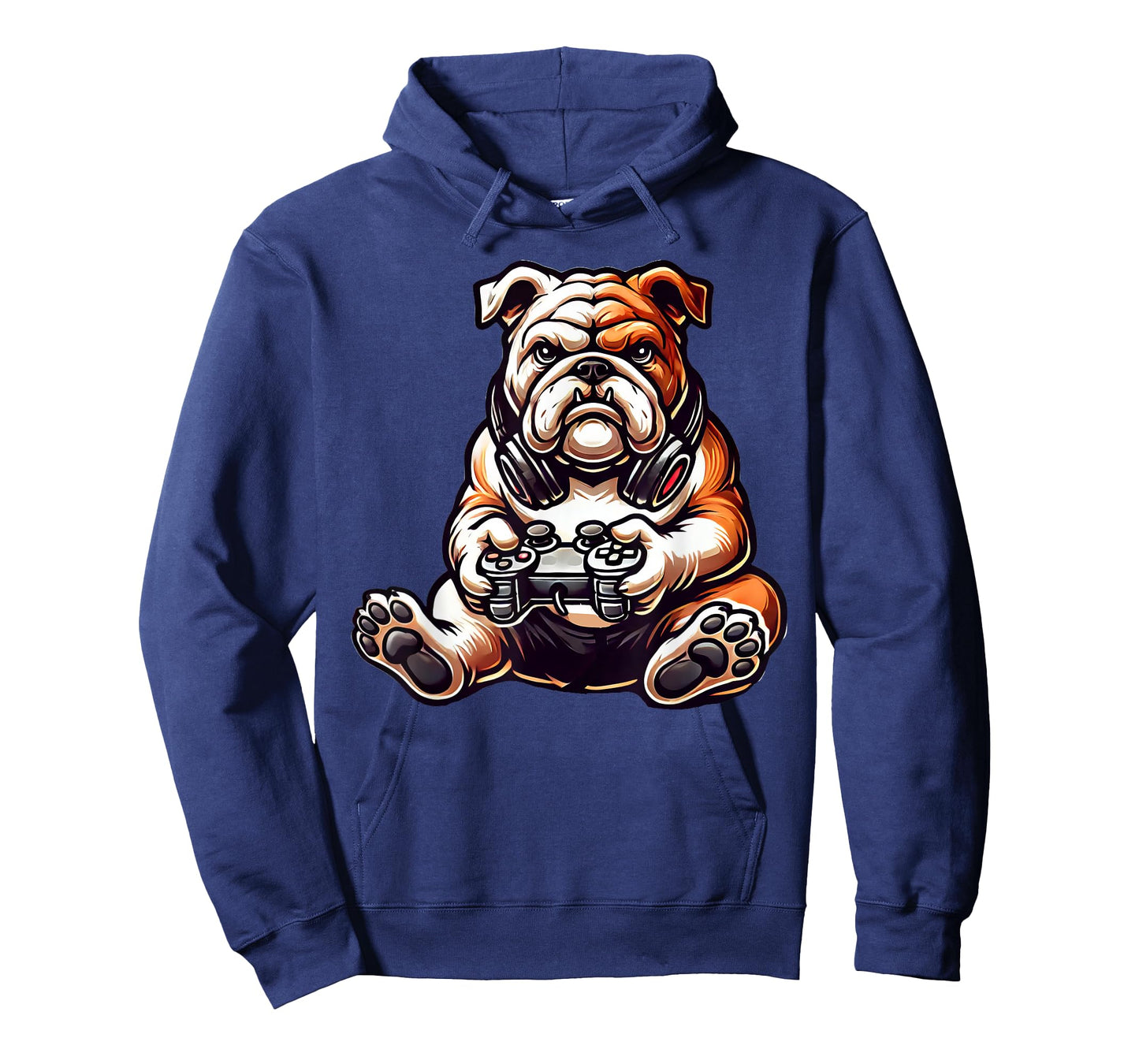 English Bulldog Dog Funny Video Games Gamer T-Shirt