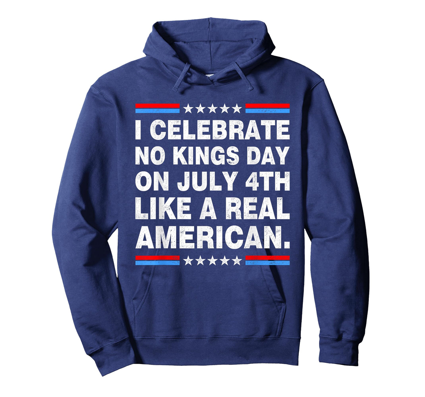I Celebrate No Kings Day On July 4th Like A Real American T-Shirt