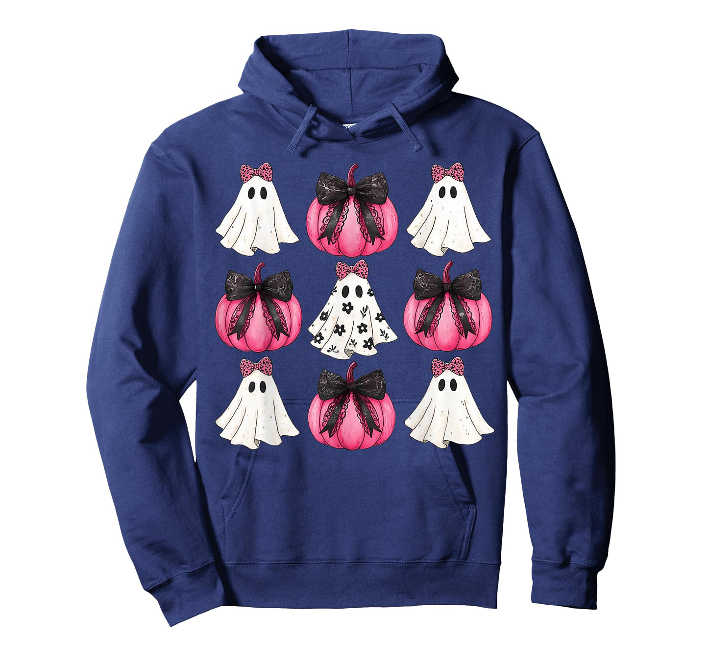 Halloween Coquette Bow Pumpkin Ghost Spooky Boo Women Girl T-Shirt