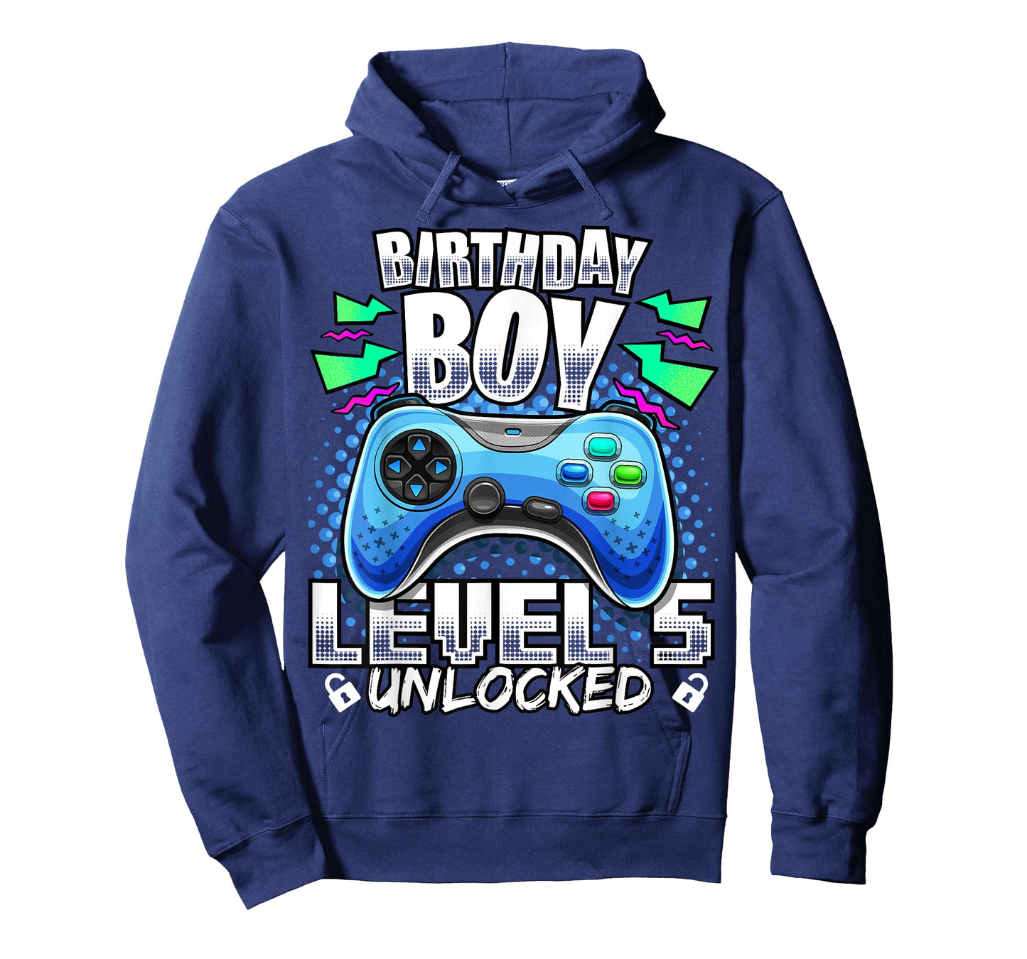 Level 5 Unlocked Video Game 5th Birthday Gamer Gift Boys T-Shirt