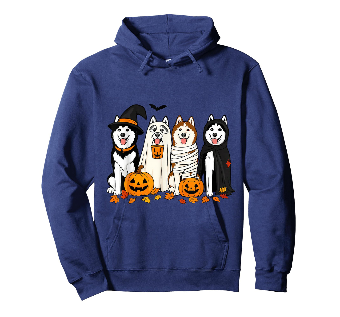 Funny Husky Ghost Dogs Halloween Dog Spooky T-Shirt