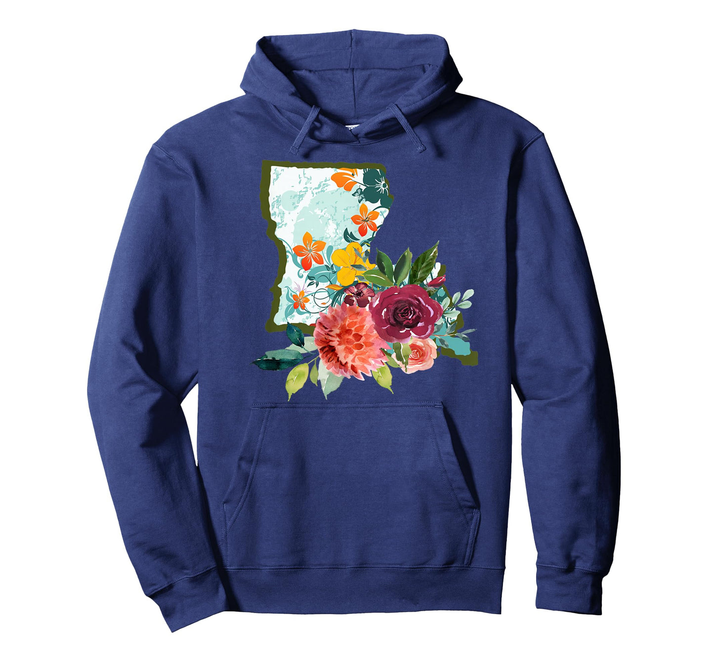 Louisiana Watercolor Flower T-Shirt