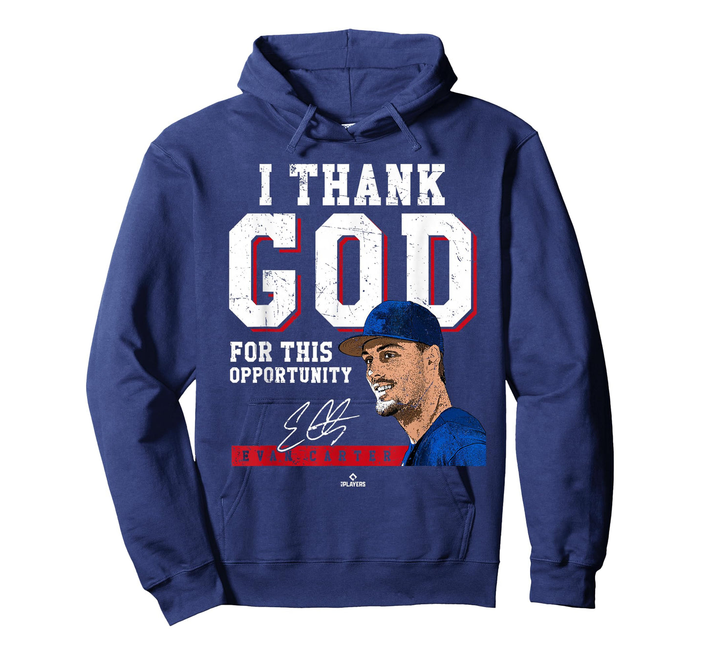 I Thank God for This Opportunity Evan Carter Texas MLBPA T-Shirt