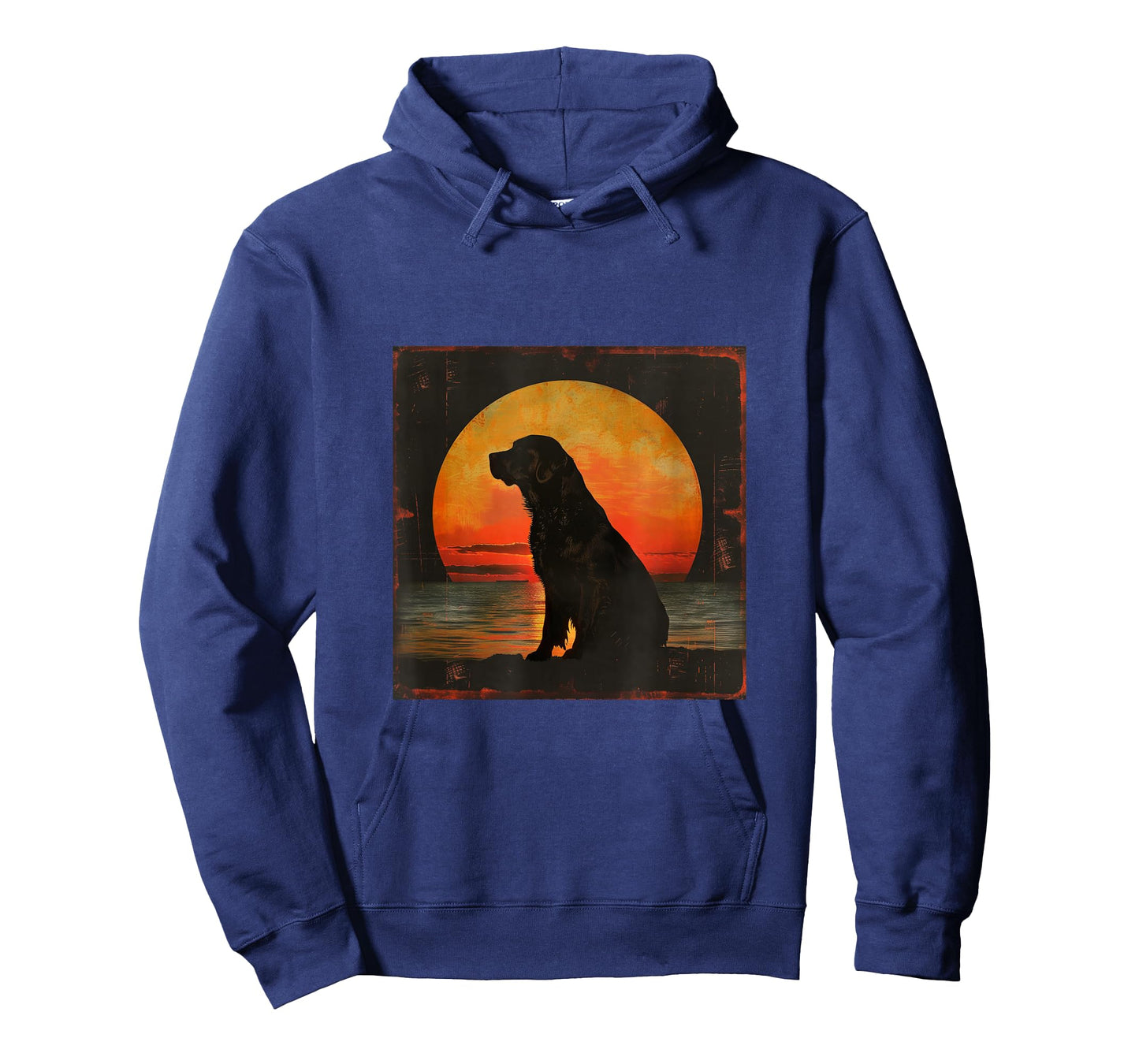 Vintage Sunset Labrador Retriever T-Shirt