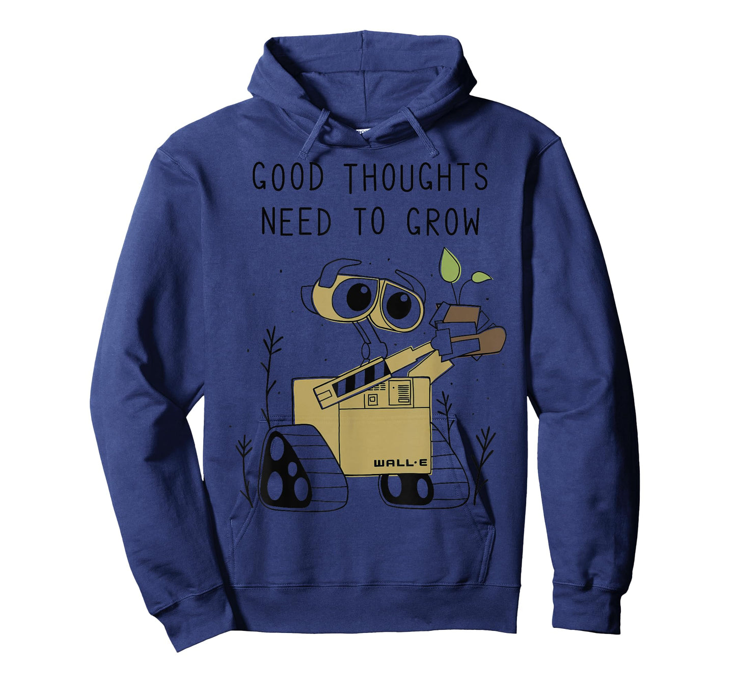 Disney Pixar Wall-E Good Thoughts Need to Grow Line Art T-Shirt