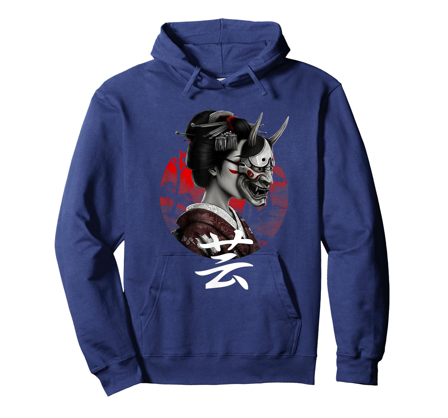 Geisha Hannya Noh mask Oni Aesthetics Japanese graphics T-Shirt